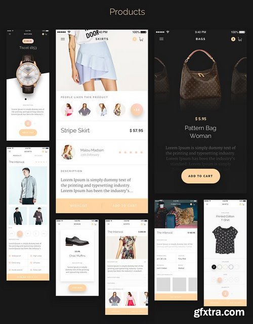 Modda - E-Commerce Mobile UI Kit