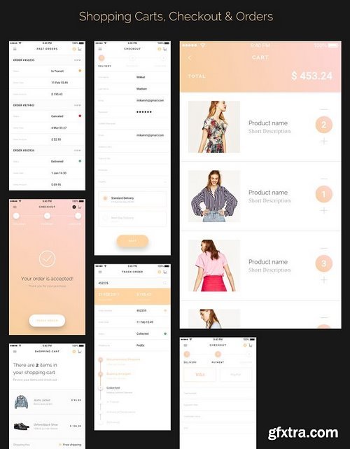 Modda - E-Commerce Mobile UI Kit