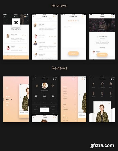 Modda - E-Commerce Mobile UI Kit