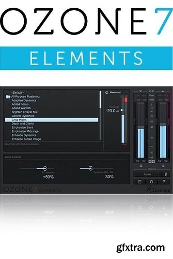 iZotope Ozone 7 Elements v7.01 (Mac OS X)