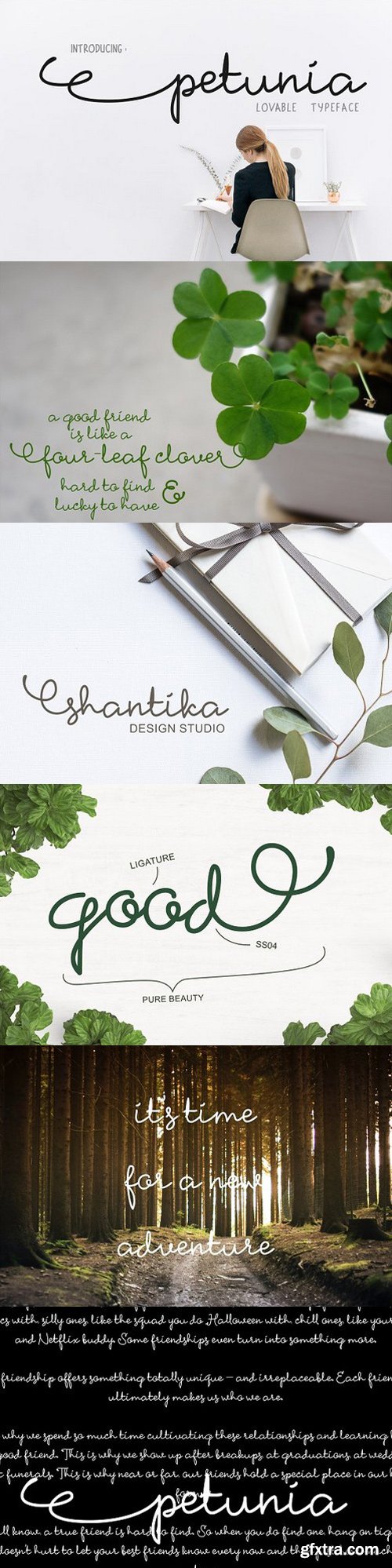 CM - Petunia Script Font 1516360