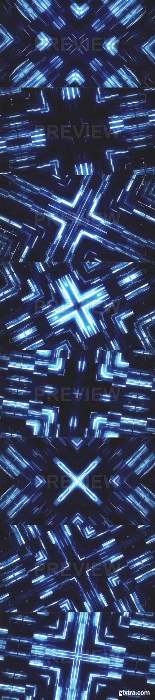 MA - Glowing Squares Abstract Vj Loop