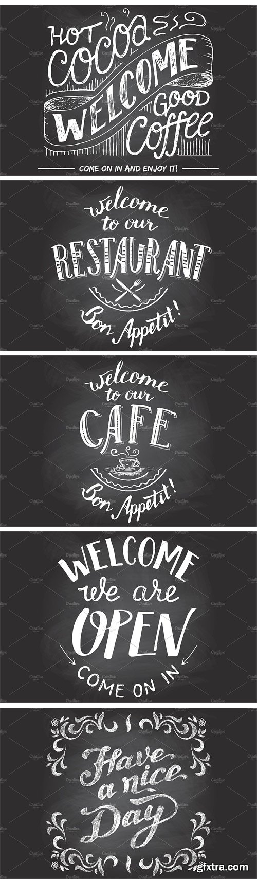 CM 1527287 - Coffee Chalkboard Signs Set