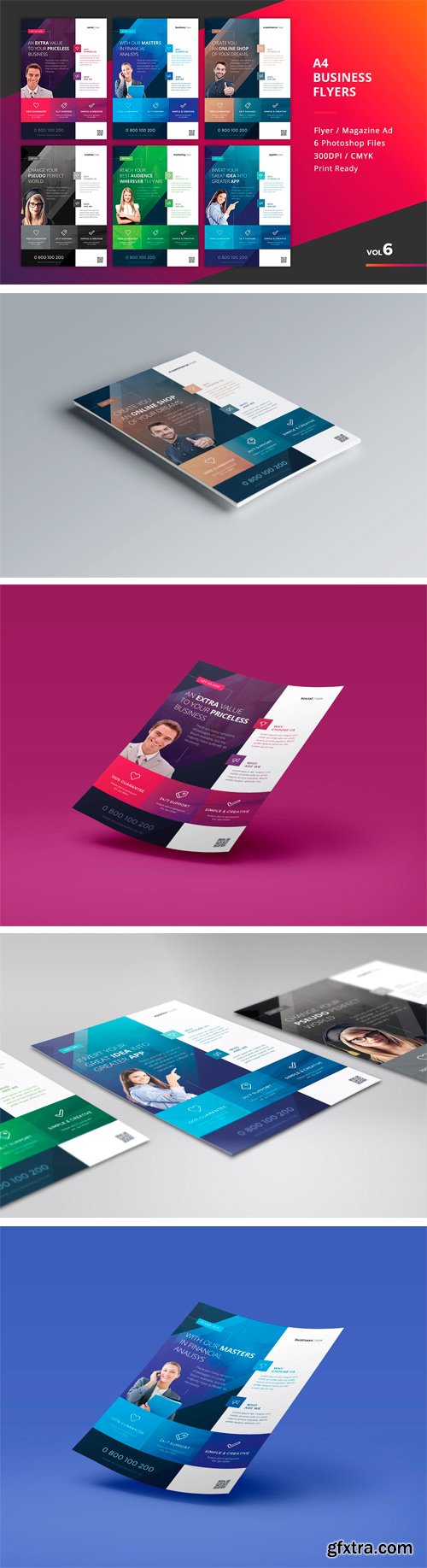 CM 1459824 - Corporate Flyer Templates 6PSD - #6