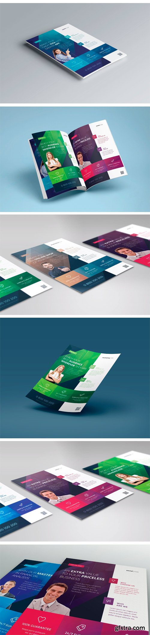 CM 1459824 - Corporate Flyer Templates 6PSD - #6