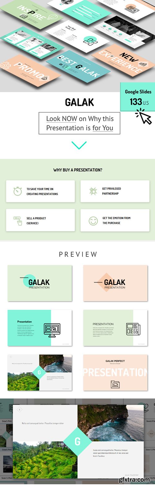 Graphicriver - GALAK - Google Slides Presentation Template 19223406