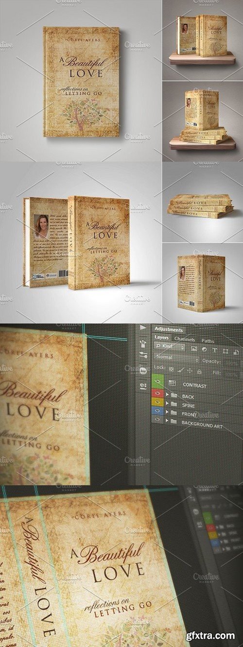 CM - Customizable Book Cover Template 09 233624