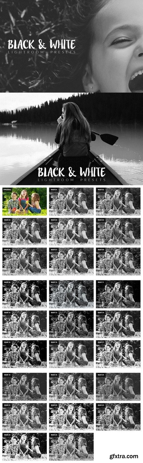 Black and White Lightroom Presets