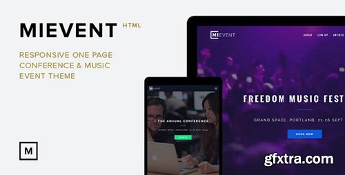 ThemeForest - MiEvent - Responsive Parallax Event & Music Theme (Update: 31 December 15) - 8913949