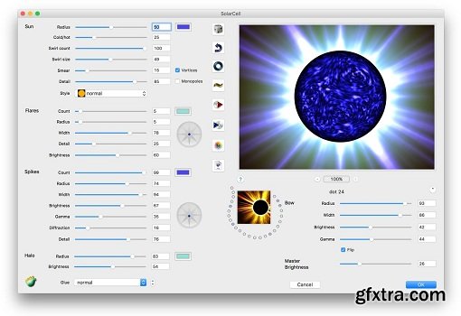 Flaming Pear Solarcell plugin 1.99 for Photoshop (Mac OS X)