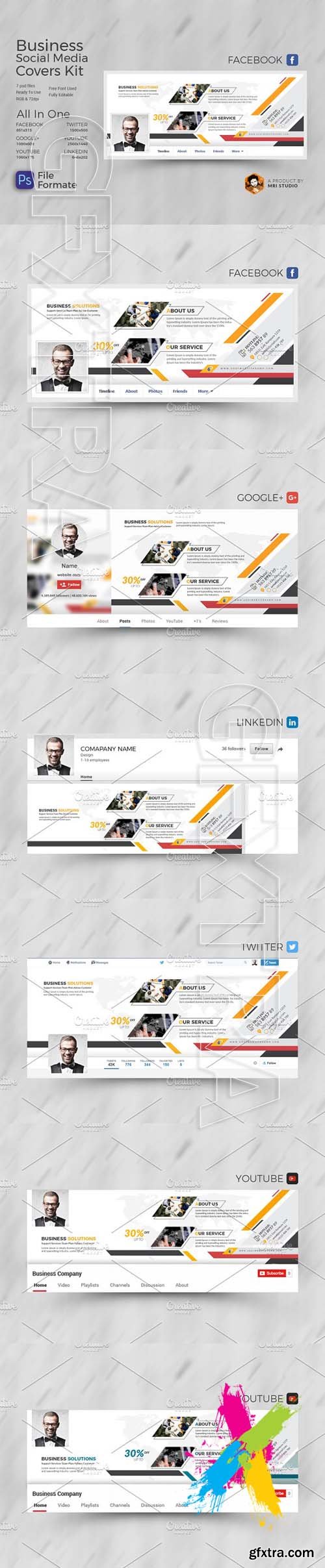 CM - Business Social Media Cover kit 1615716