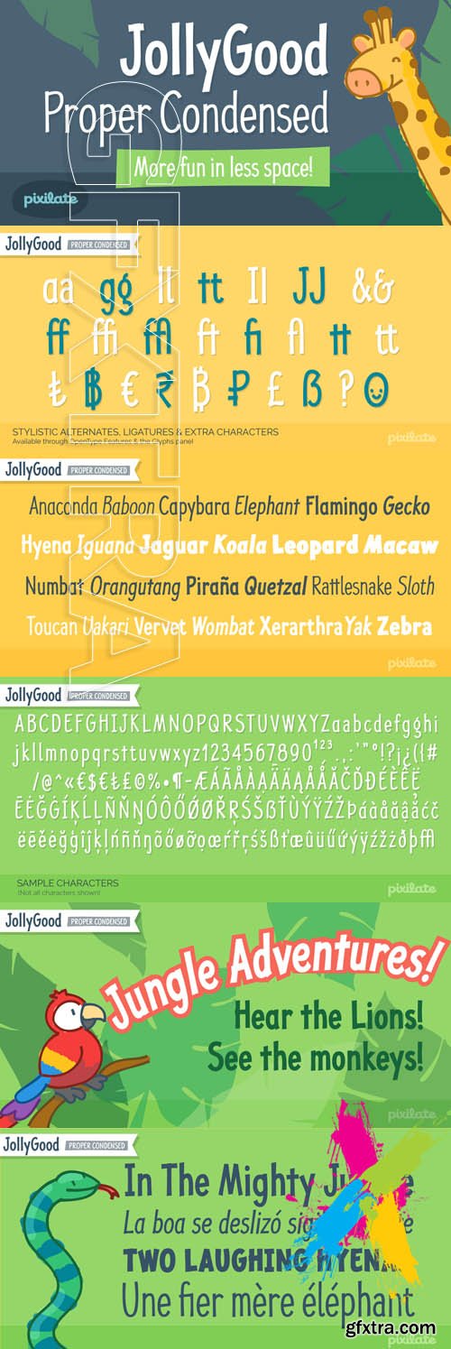 JollyGood Proper Condensed font family