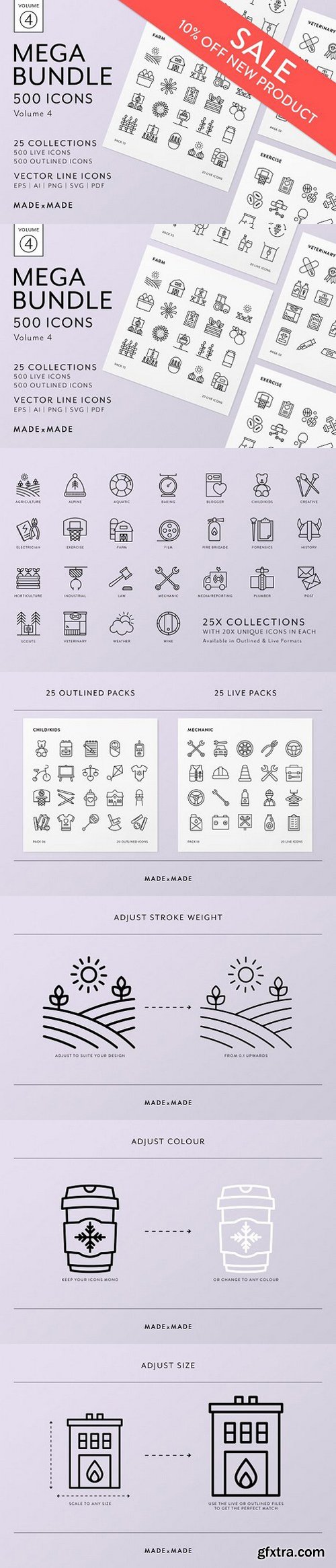 CM - Mega Pack | 500 Vector Icons – Vol 4 1527795