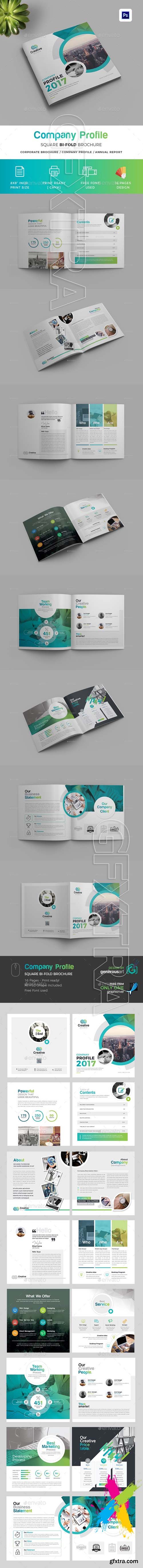 Graphicriver - Company Profile Square Bi-Fold Brochure 20152978