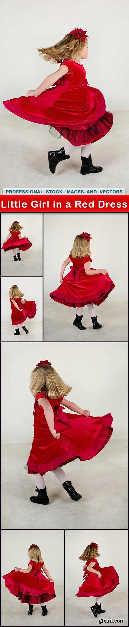 Little Girl in a Red Dress - 7 UHQ JPEG