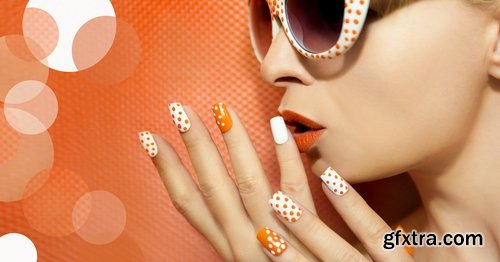 Manicure makeup nails beauty advertising poster woman girl 18 HQ Jpeg