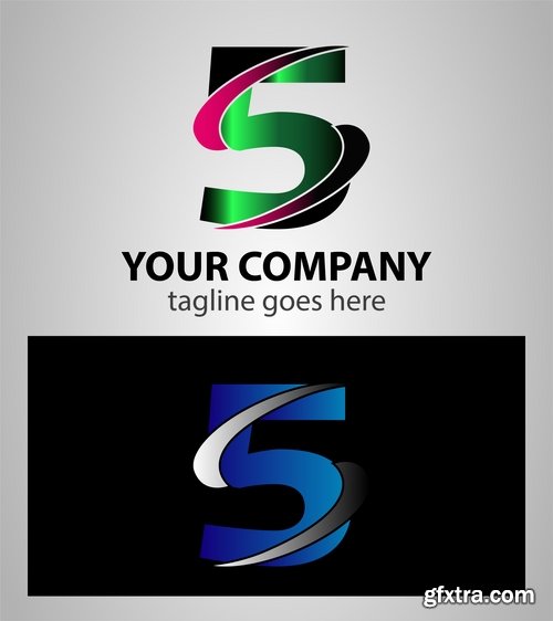 Logo business company card flyer banner postcard 25 EPS