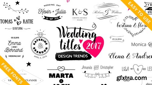 Videohive Wedding Titles 16778091