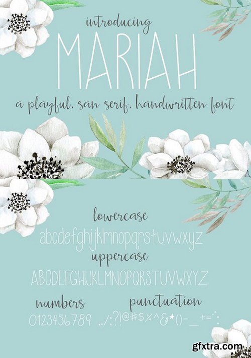 CM - Mariah font 1519257