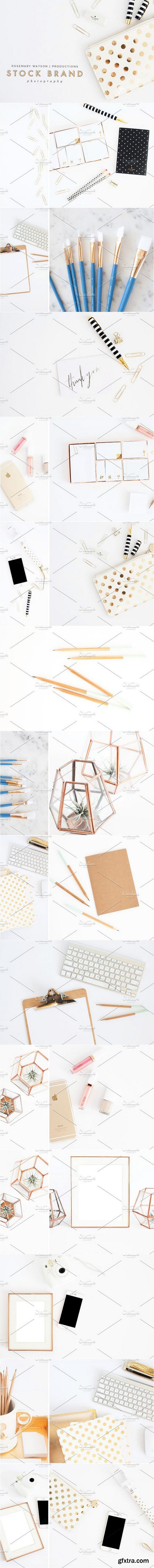 CM - Rose Gold Office Bundle Stock Photos 1494274