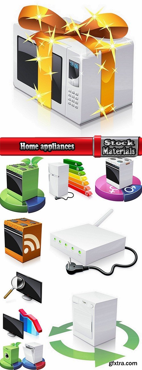 Home appliances TV refrigerator microwave technics 11 EPS