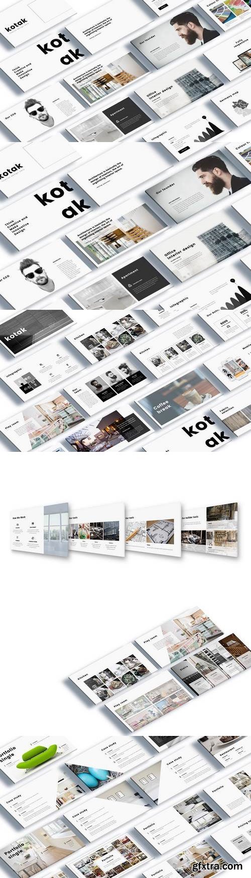 Kotak Interior Design Powerpoint Template