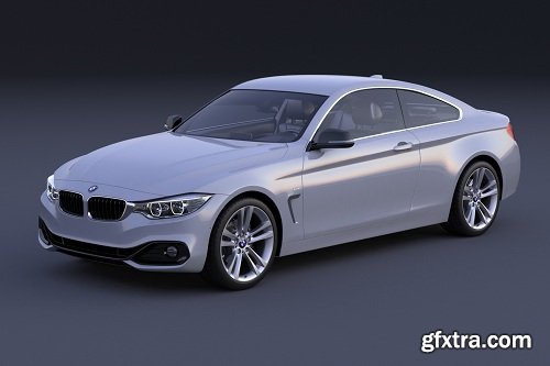 BMW 4 Series F32 Coupe 2014 3d Model