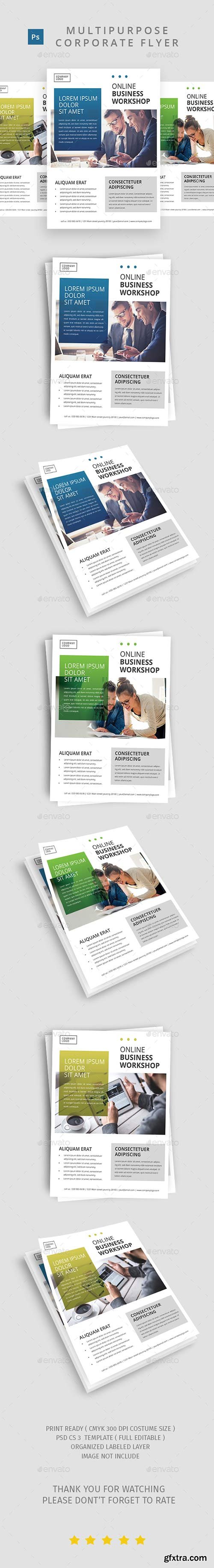 Graphicriver - Multipurpose Corporate Flyer Template 20225193