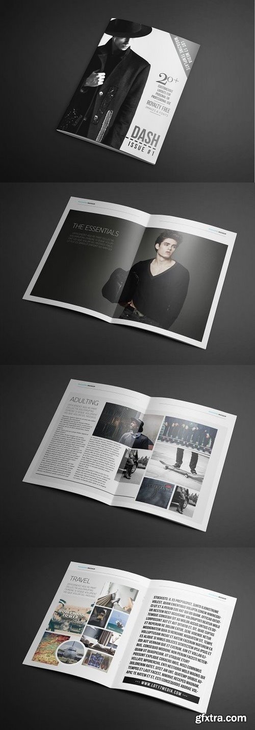 CM - Dash Magazine Template #1 1261165