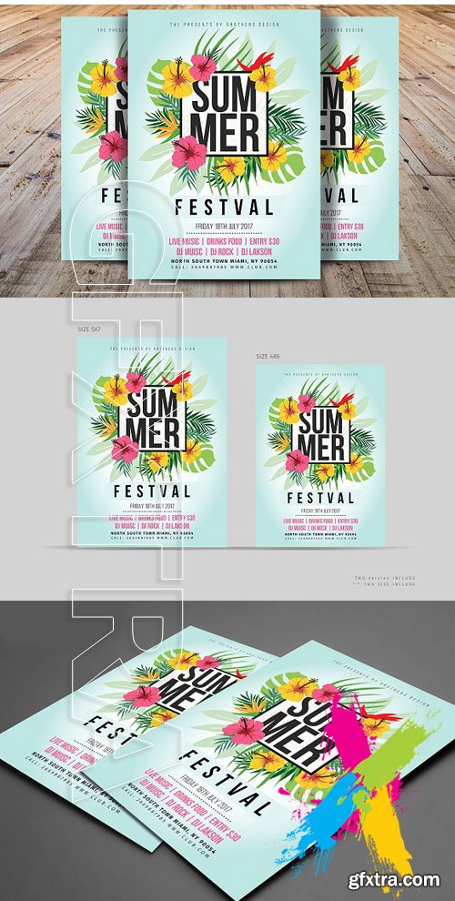 CM - Summer Flyer Template 1611765