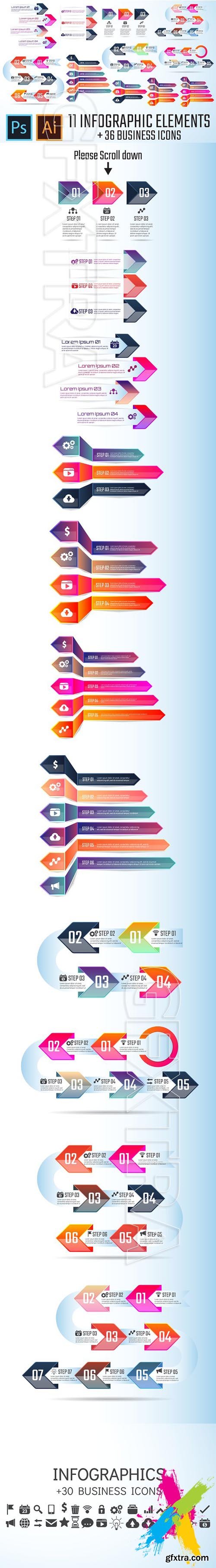 CM - Arrow Infographics Template Vol.3 1611210