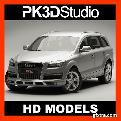 Audi Q7 2010 3d Model