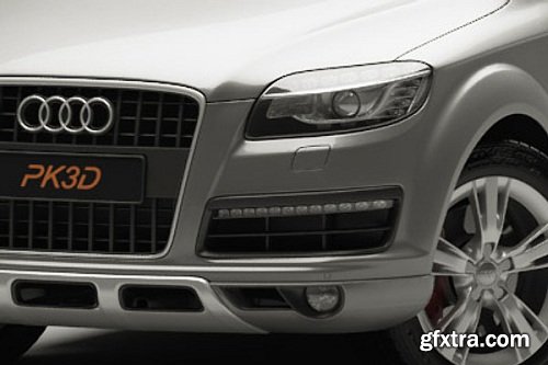 Audi Q7 2010 3d Model