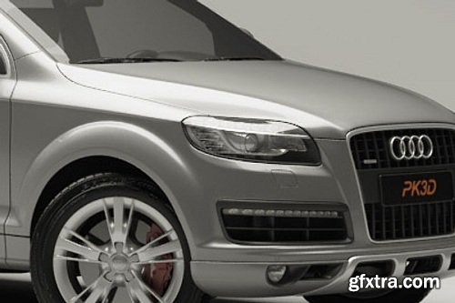 Audi Q7 2010 3d Model