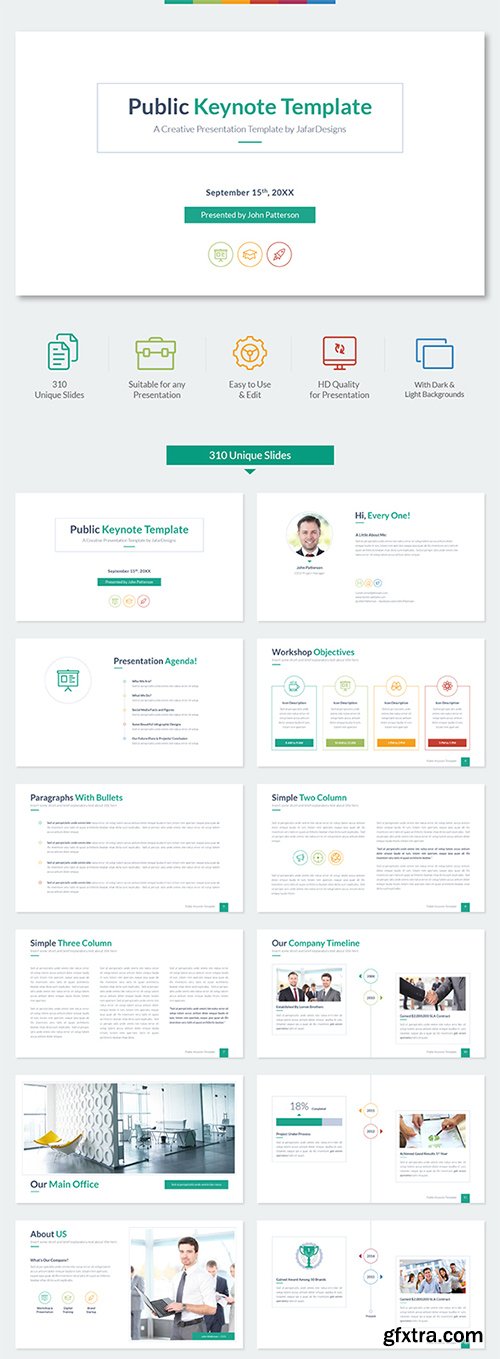 Graphicriver - Public Keynote Template 14505341