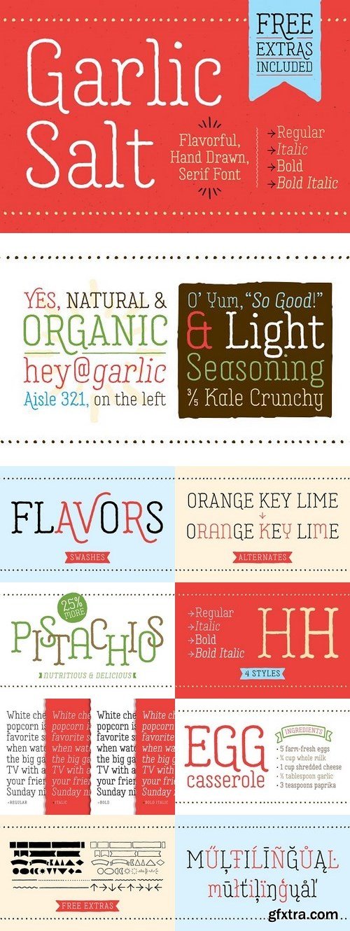 Garlic Salt Font Family