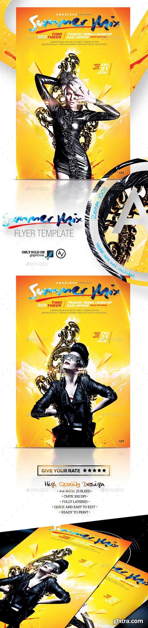 Graphicriver - Summer Mix Flyer Template 11683089