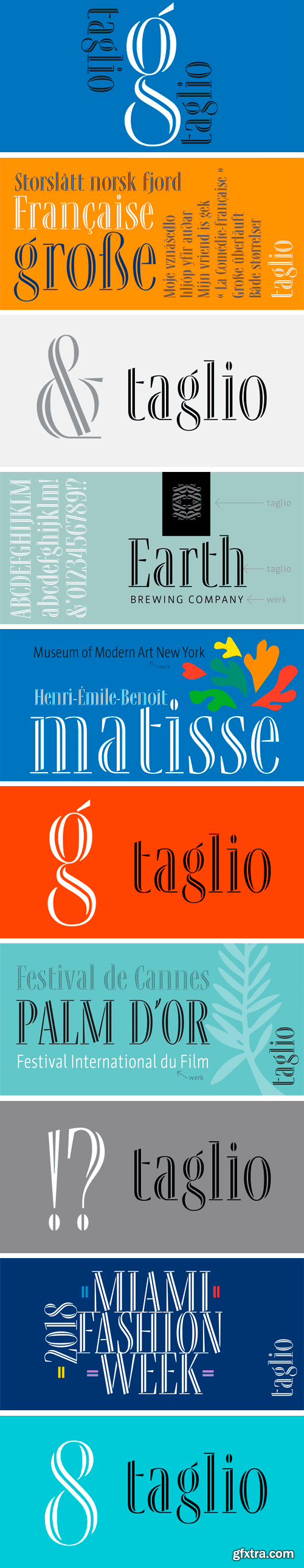 Taglio Font