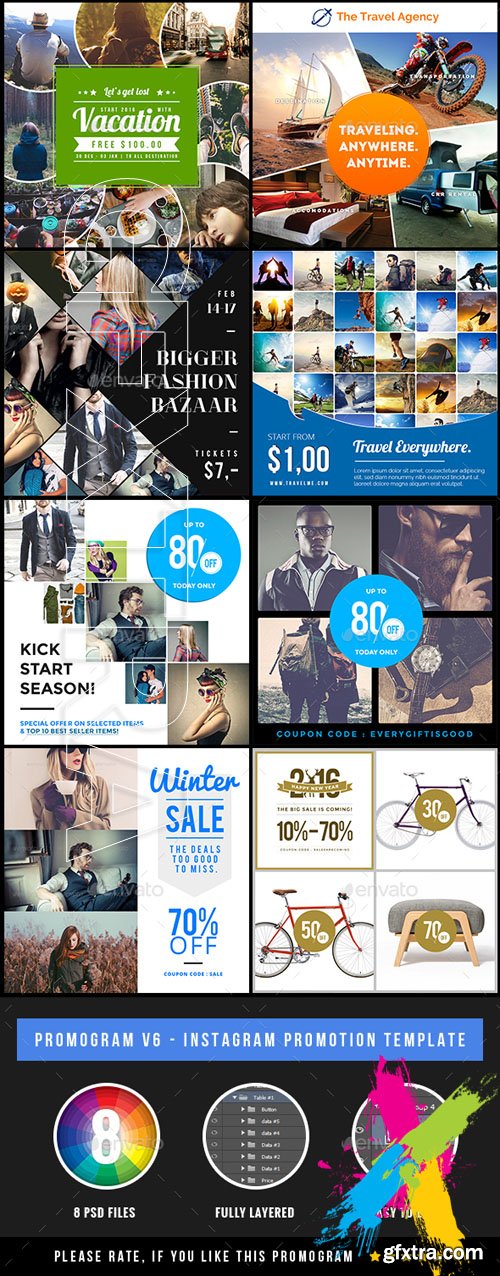 Graphicriver - Promogram Vol.06 - Instagram Promotion Template 20146621