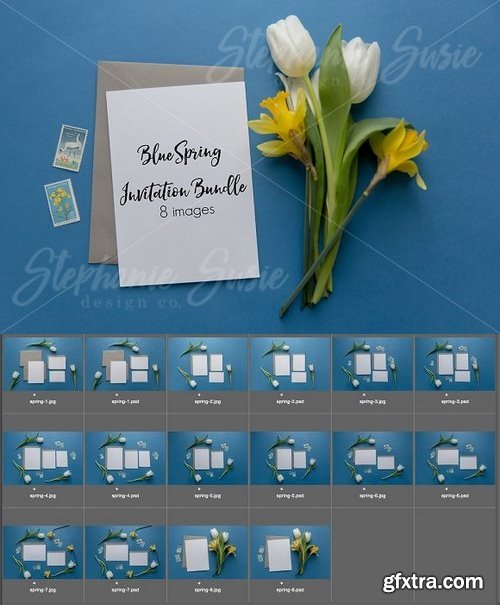 CM - Blue & Grey Invitation Bundle 1309043