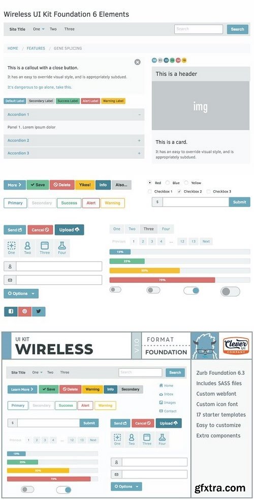 CM - Wireless- Foundation UI Kit 1308635