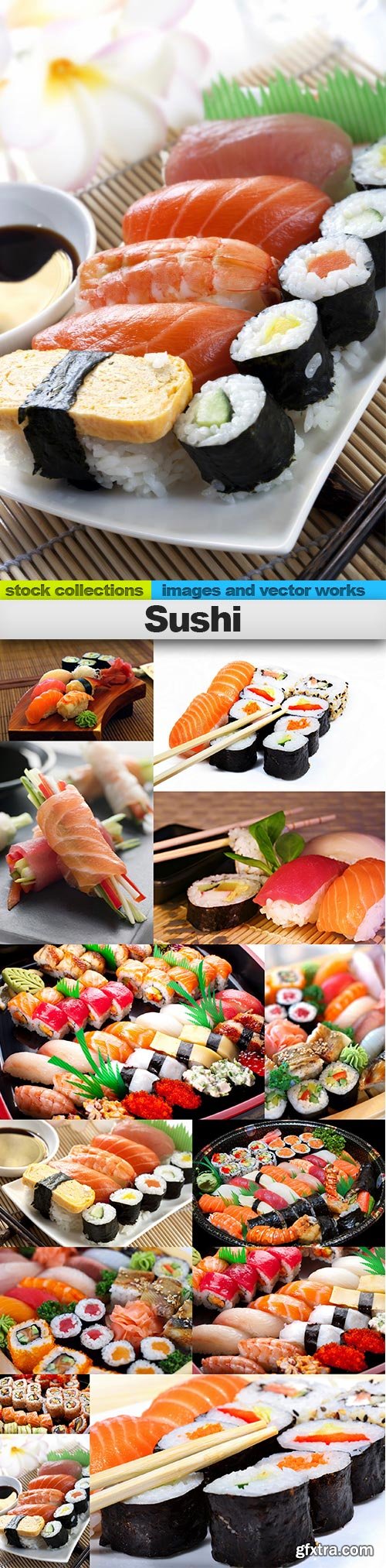 Sushi, 13 x UHQ JPEG