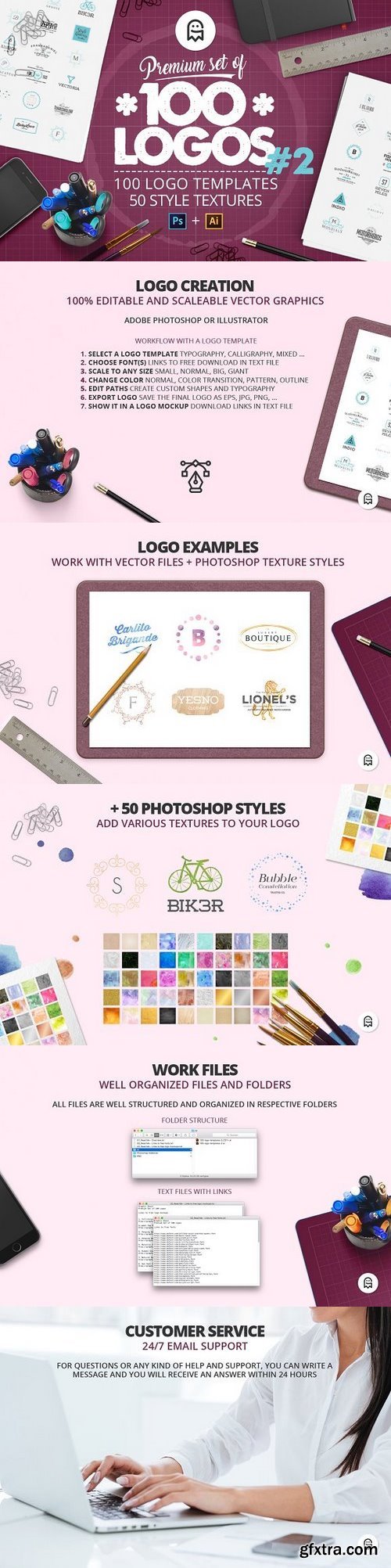 CM - Premium Set of 100 Logos #2 1307803