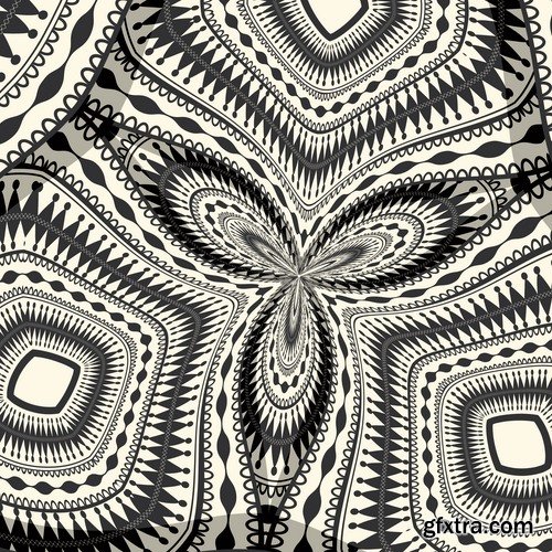 Abstract ethnic african background pattern for fabric and clothes 21 EPS