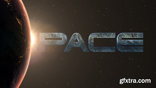 Videohive Space Logo Reveal 14951556