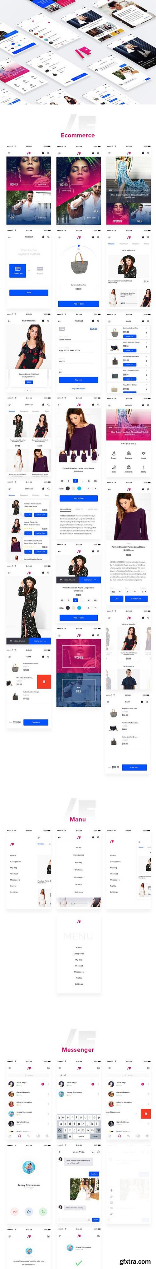 CM - Fashion App UI Kit 1518755