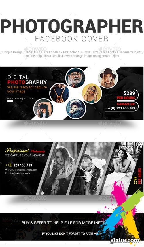 Graphicriver - Photographer Facebook Cover 20154234