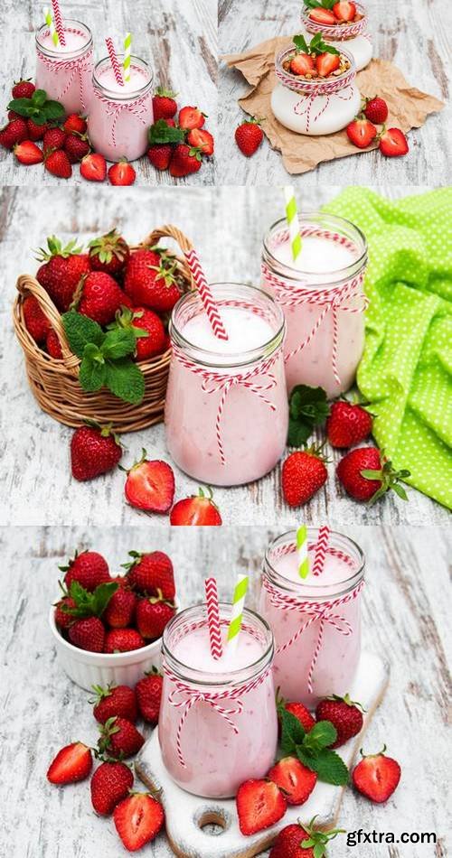 Yogurt with Strawberries