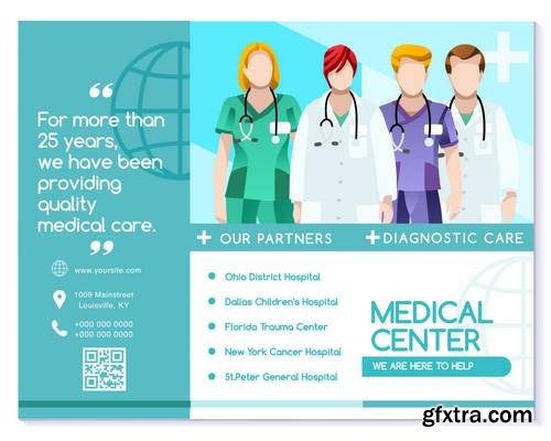 Vector Medical Clinic Brochure