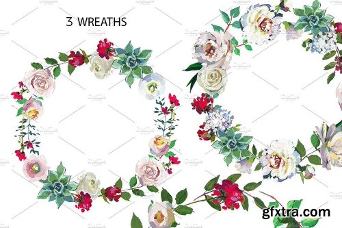 CreativeMarket Grace-Floral Design Collection 1194906